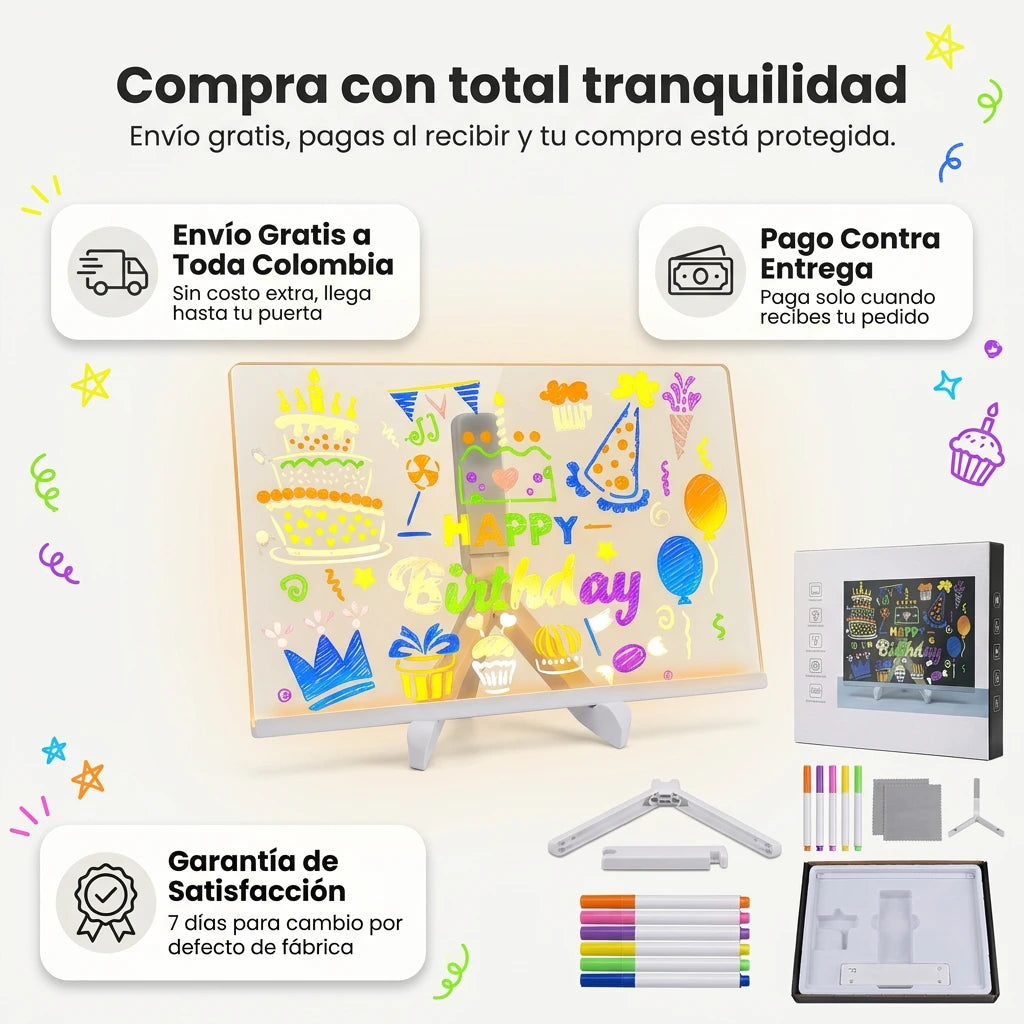 GLOW BOARD | TABLERO MÁGICO 2