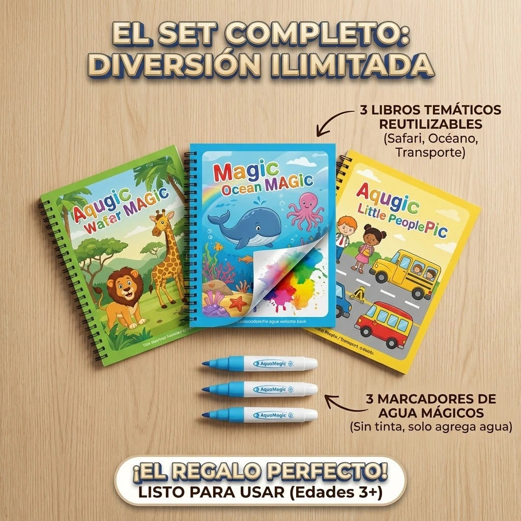 Aqua Magick Book | Libro mágico de agua