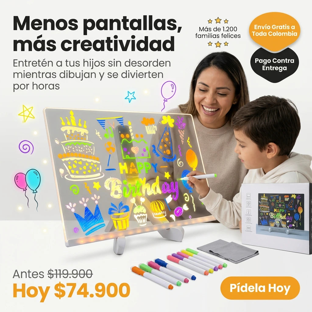 GLOW BOARD | TABLERO MÁGICO