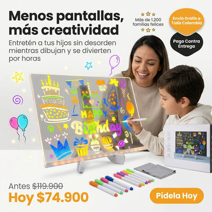 GLOW BOARD | TABLERO MÁGICO