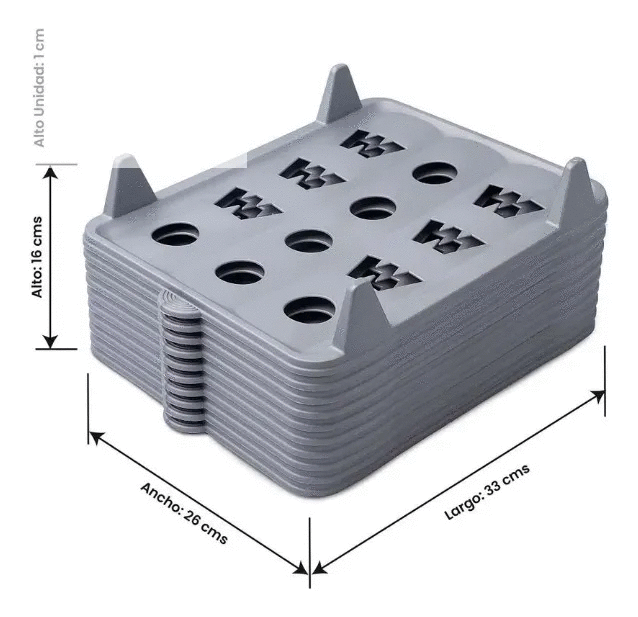 ORGANIZADOR DE CAMISAS SET X 10