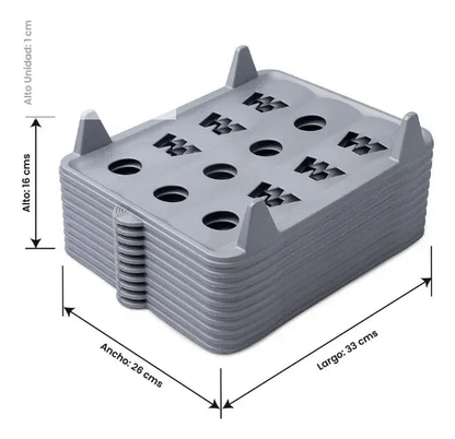 ORGANIZADOR DE CAMISAS SET X 10