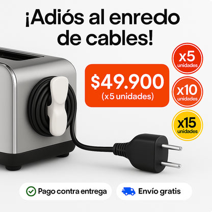 Organizador de Cables por 5 unidades