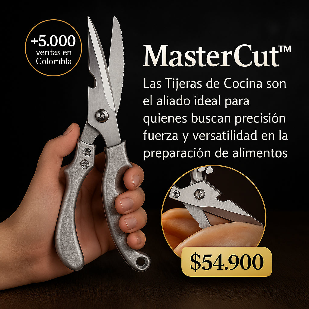 MasterCut |TIJERAS DE COCINA EN ACERO INOXIDABLE