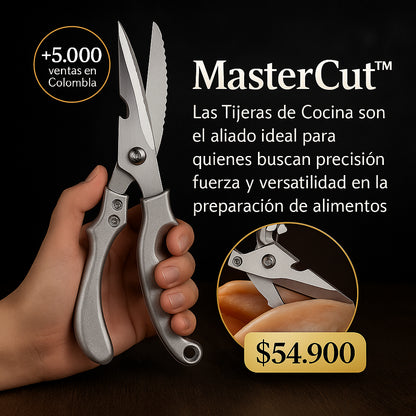 MasterCut |TIJERAS DE COCINA EN ACERO INOXIDABLE