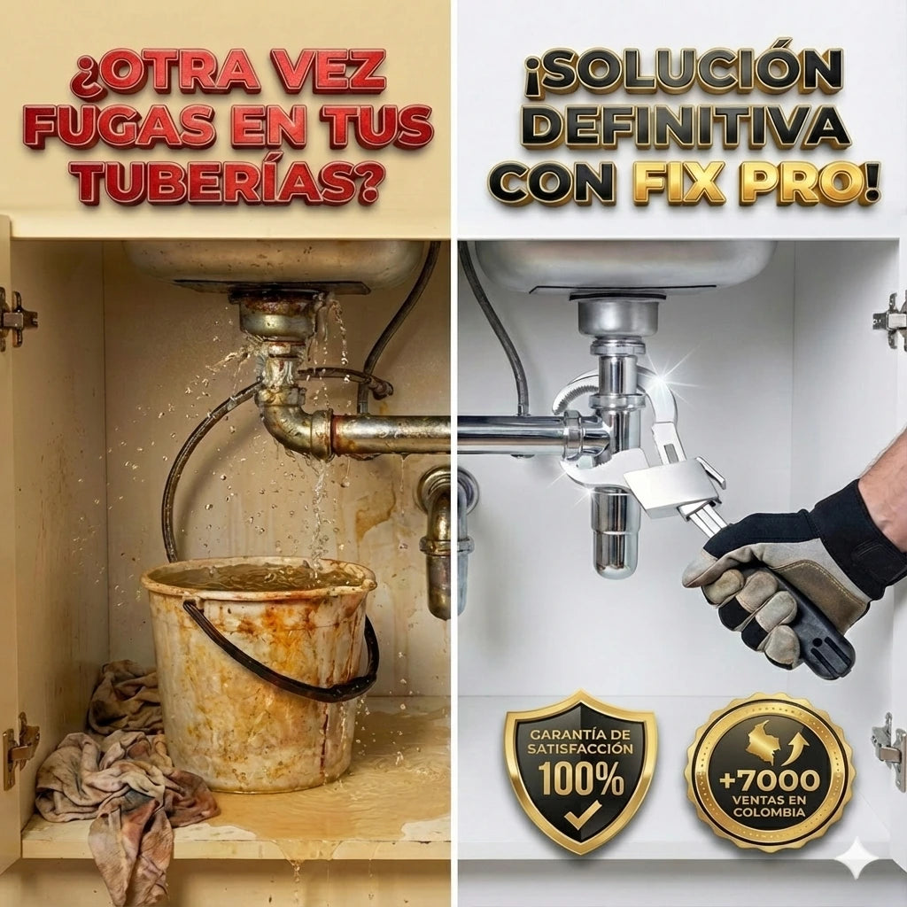 FIX PRO | LLAVE DE PLOMERIA DOBLE CABEZAL