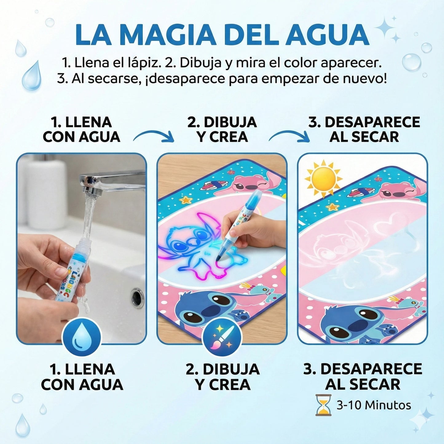Water Canvas | Tapete Mágico para Niños