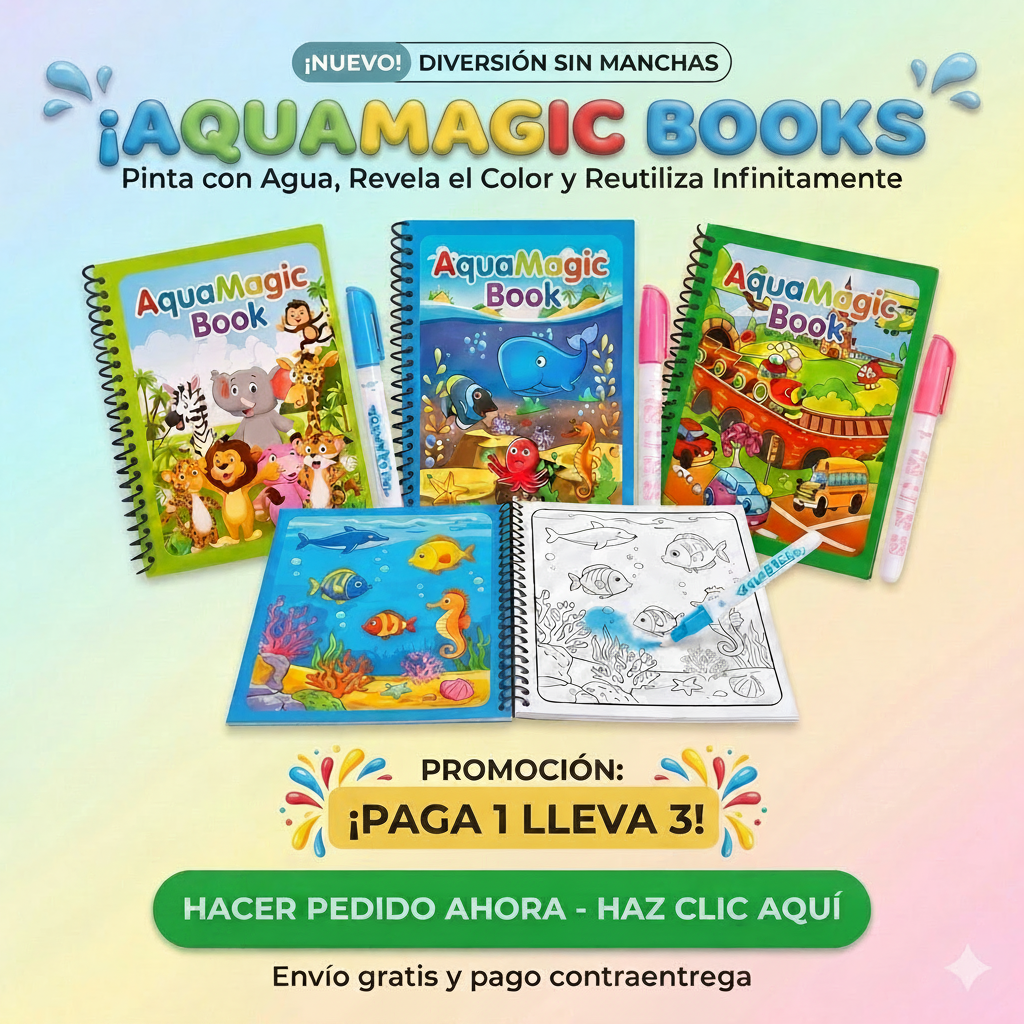 Aqua Magick Book | Libro mágico de agua