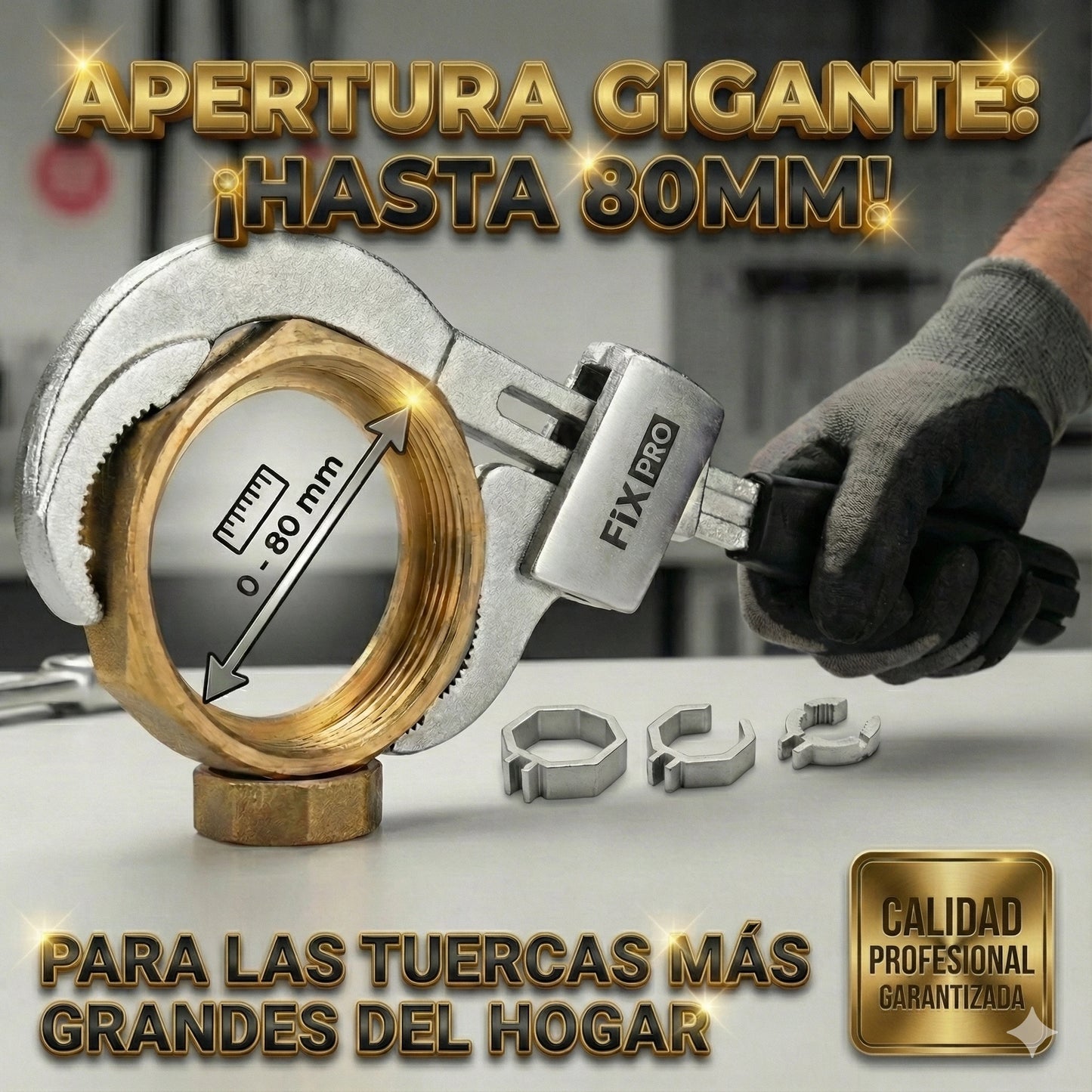 FIX PRO | LLAVE DE PLOMERIA DOBLE CABEZAL