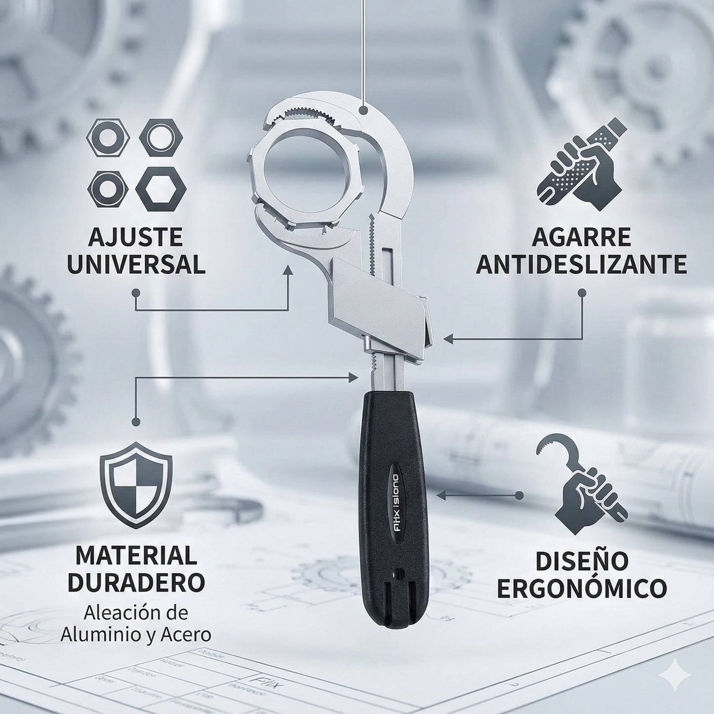 FIX PRO | LLAVE DE PLOMERIA DOBLE CABEZAL