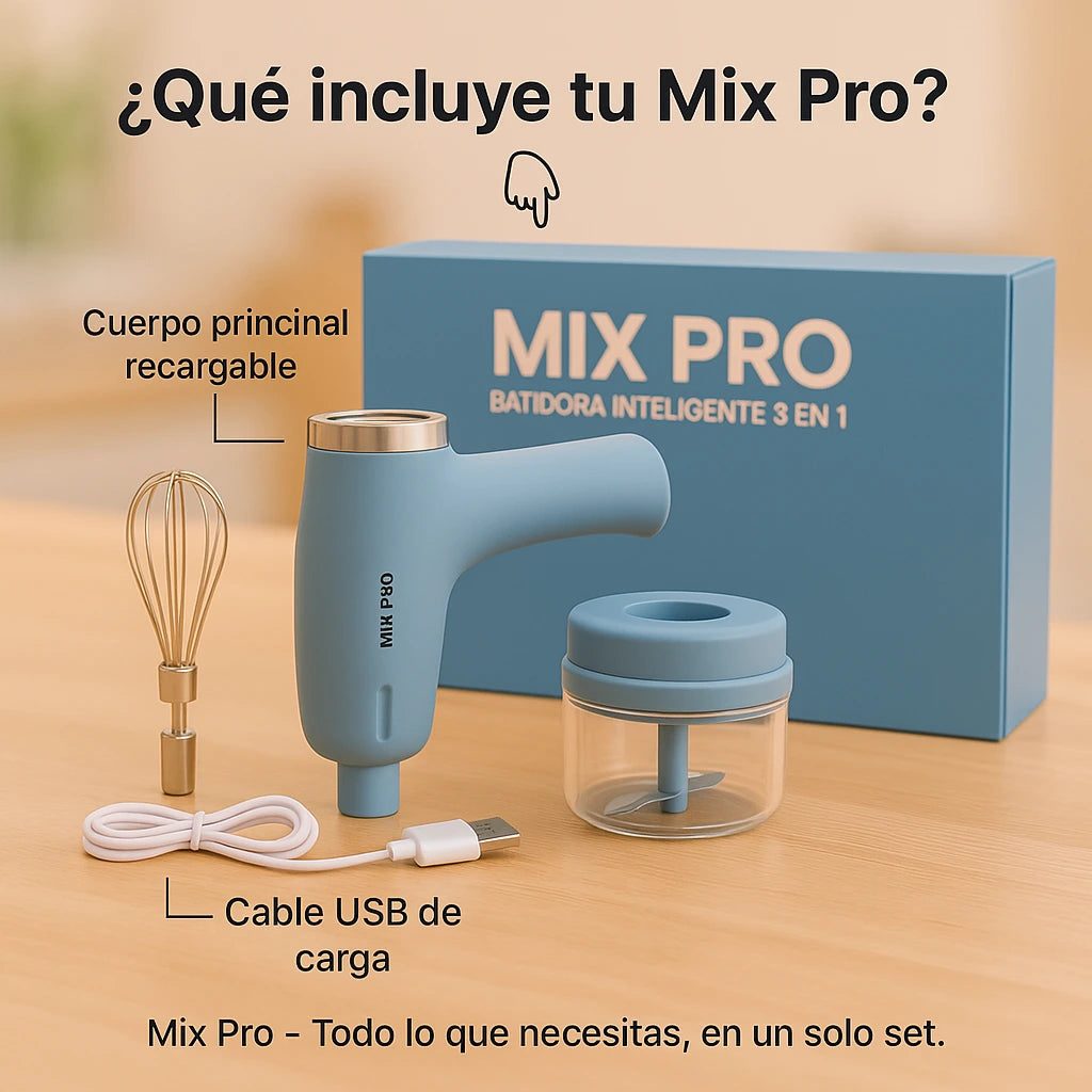 Batidor Eléctrico 3 en 1 Portátil