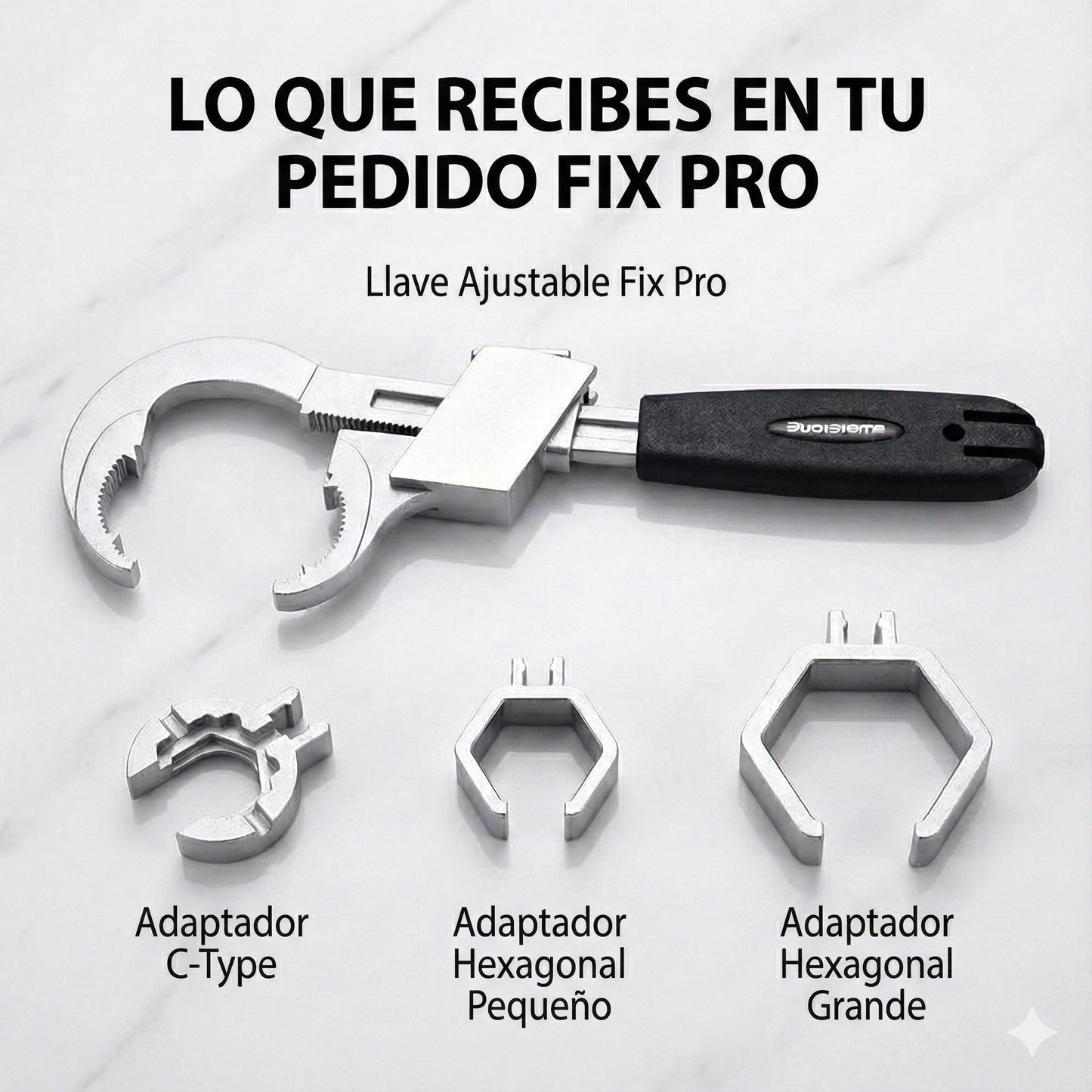 FIX PRO | LLAVE DE PLOMERIA DOBLE CABEZAL