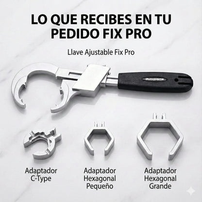 FIX PRO | LLAVE DE PLOMERIA DOBLE CABEZAL
