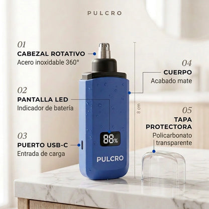 PULCRO | Depilador de nariz y orejas Recargable