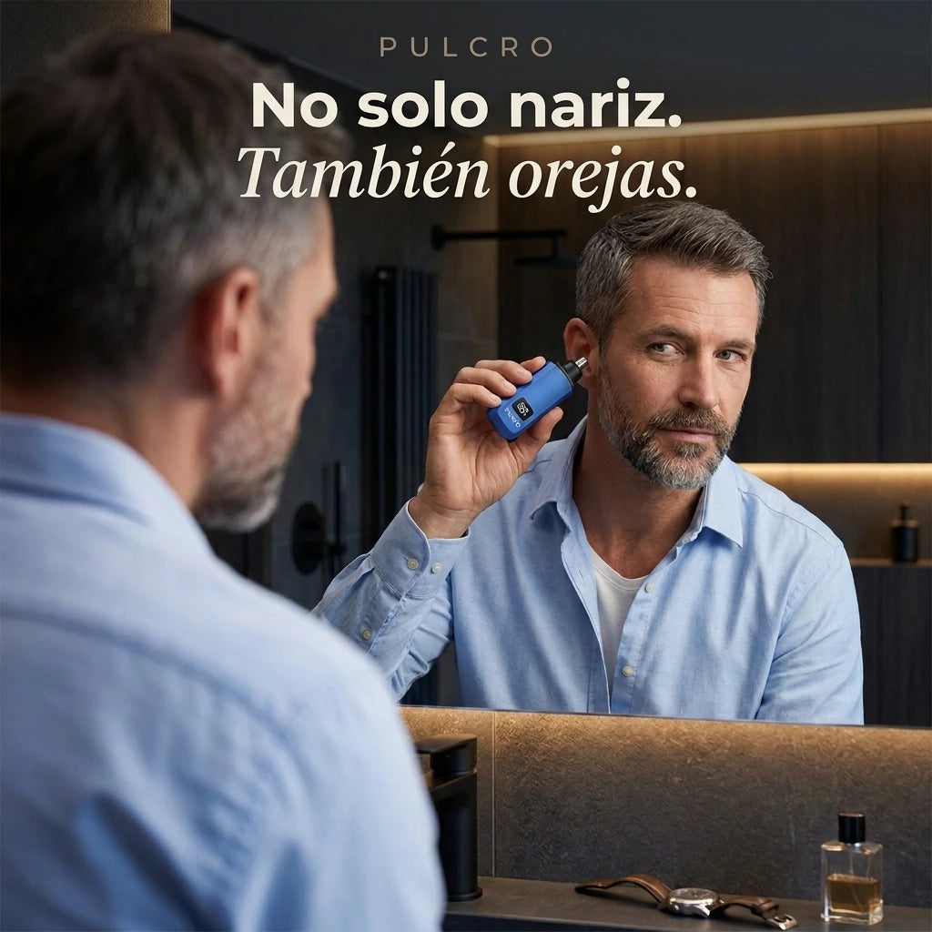 PULCRO | Depilador de nariz y orejas Recargable