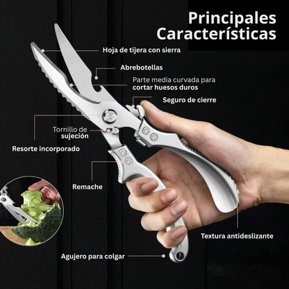 MasterCut |TIJERAS DE COCINA EN ACERO INOXIDABLE