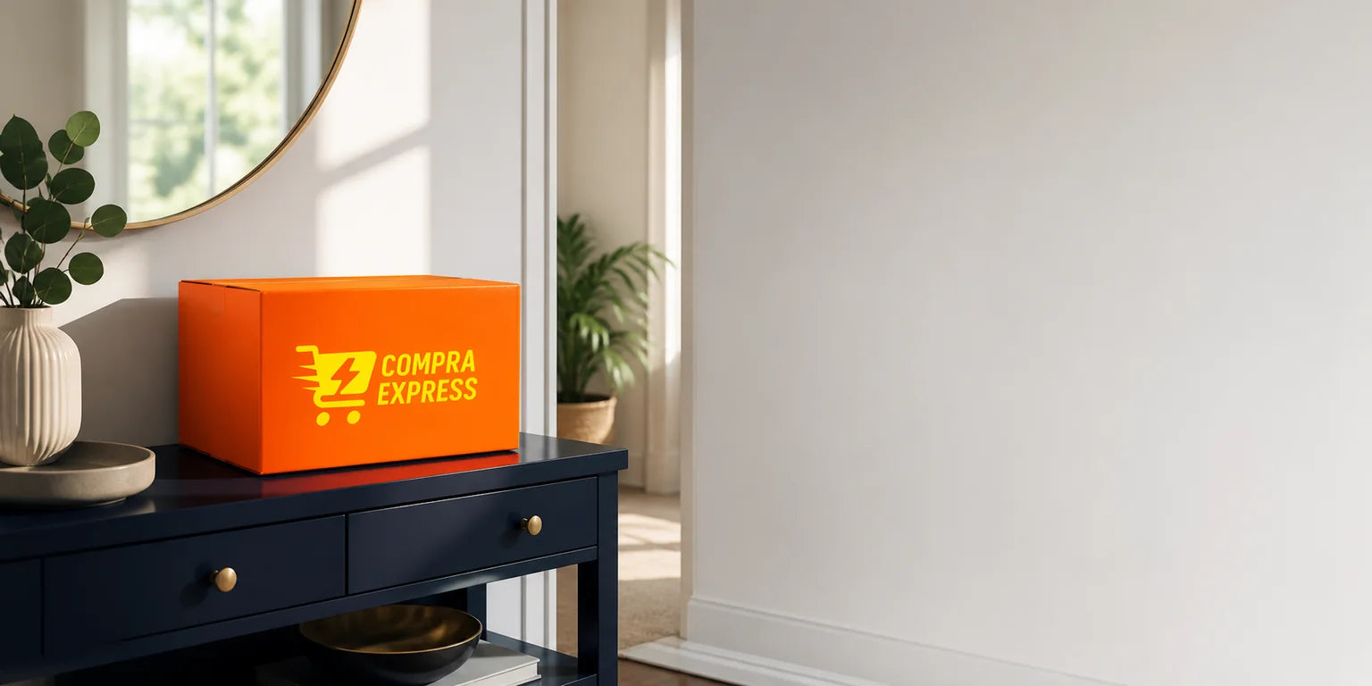 Paquete de Compra Express en un hogar moderno